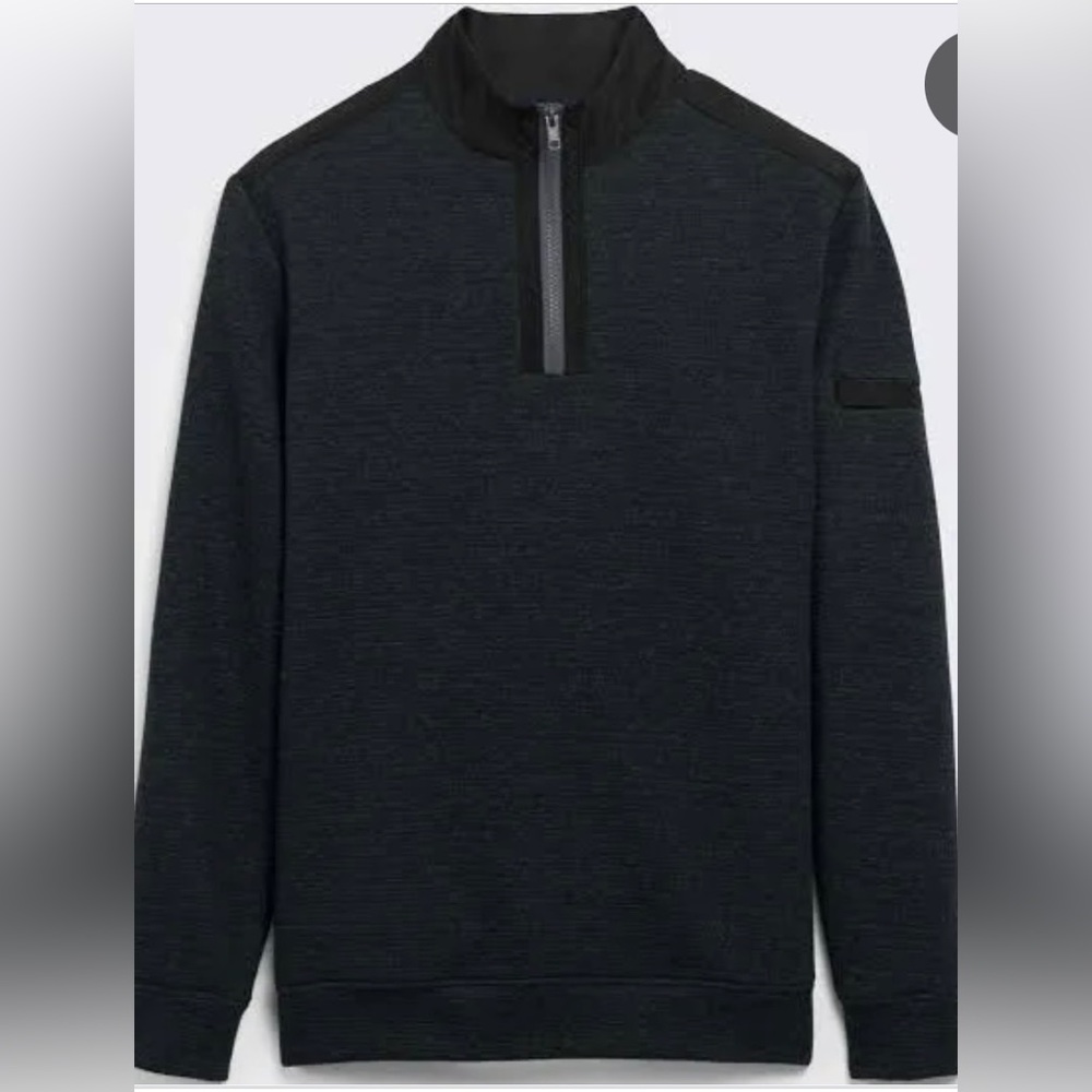 BUGATCHI Mock Neck Pullover Men’s Quarter Zip